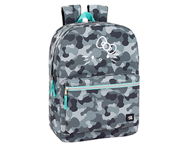 MOCHILA PORTATIL 15,6 HELLO KITTY TEEN CAMO 