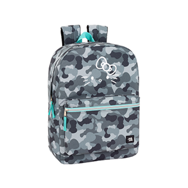 MOCHILA PORTATIL 15,6 HELLO KITTY TEEN CAMO 