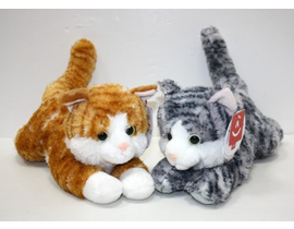 GATO PELUCHE TUMBADO 31CM 