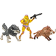 FORTNITE - PACK 3 FIGURAS, LOBO+JABALÍ -45386 