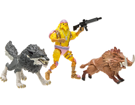 FORTNITE - PACK 3 FIGURAS, LOBO+JABALÍ -45386 