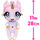 GLITTER BABYZ UNICORN DOLL- PINK RAINBOW (JEWELS 