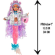 MERMAZE MERMAIDZ WINTER THEME DOLL- HARMONIQUE 