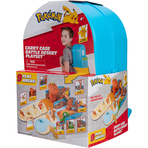 PLAYSET DESIERTO POKEMON -mochila azul 