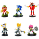 SONIC - PACK 6 FIGURAS ARTICULADAS - CAJA DELUXE 