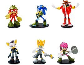 SONIC - PACK 6 FIGURAS ARTICULADAS - CAJA DELUXE 