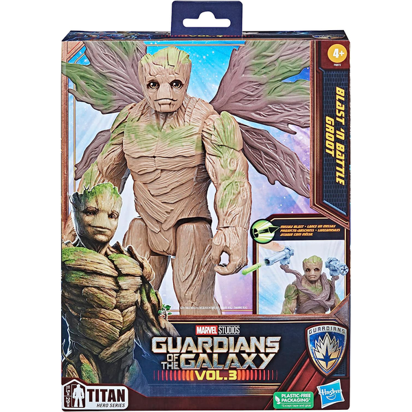 Guardianes De La Galaxia Figura Groot Batalla Y Ex