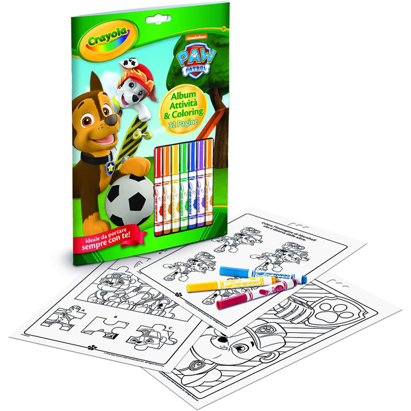 LIBRO ACTIVIDADES PAW PATROL 7 ROTULADORES 