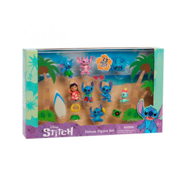 Set 13 Figuras y Accesorios STITCH DELUXE 