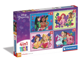 4 IN1 PUZZLE DISNEY PRINCESS 