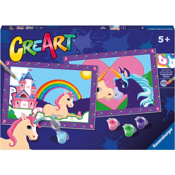 CreArt Serie Junior: 2 x Unicornios 