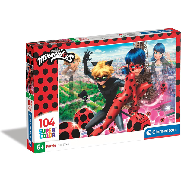 PUZZLES 104 PIEZAS MIRACULOUS 