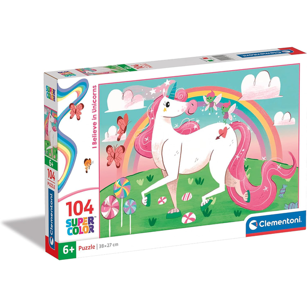 PUZZLES 104 PIEZAS UNICORNIOS 