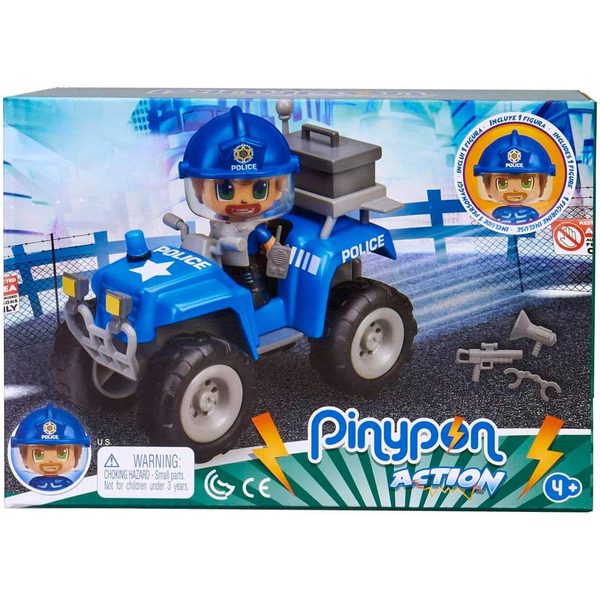 PINYPON ACTION. QUAD CON POLICÍA 