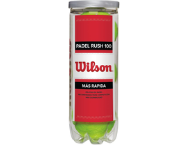 PELOTA PADEL WILSON BOTE 3 pelotas - RUSH 100 