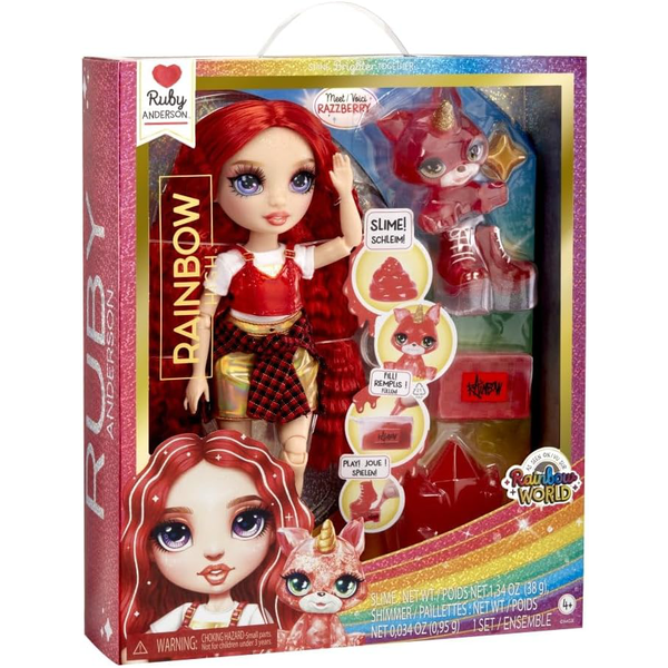 Muñeca Rainbow World - Ruby (red) 