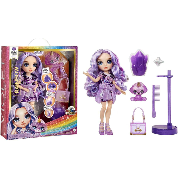 Muñeca Rainbow World - Violet (purple) 