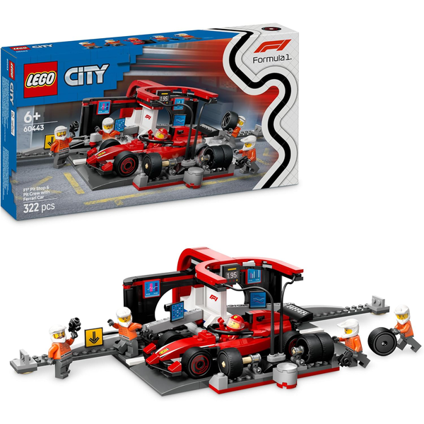 CITY - PARADA EN BOXES DE F1 Y EQUIPO MECANICO 