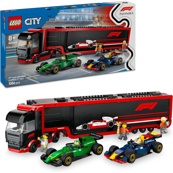 CITY - CAMION DE F1 CON COCHES F1 RB20 Y AMR24 