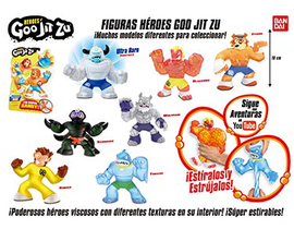 GOO JIT ZU - HEROES - modelos aleatorios 